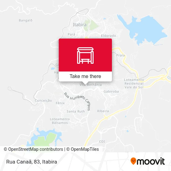 Rua Canaã, 83 map