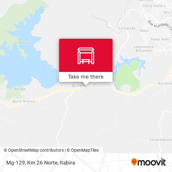 Mg-129, Km 26 Norte map