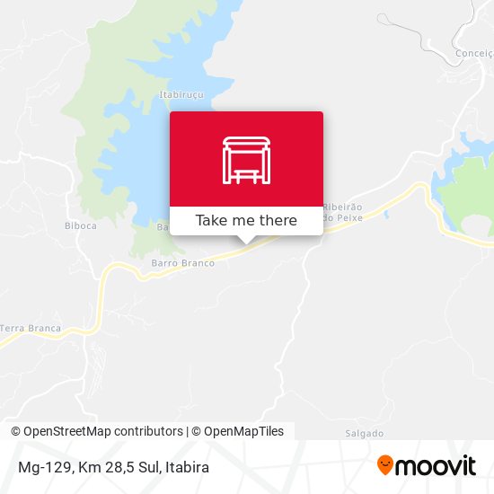 Mg-129, Km 28,5 Sul map