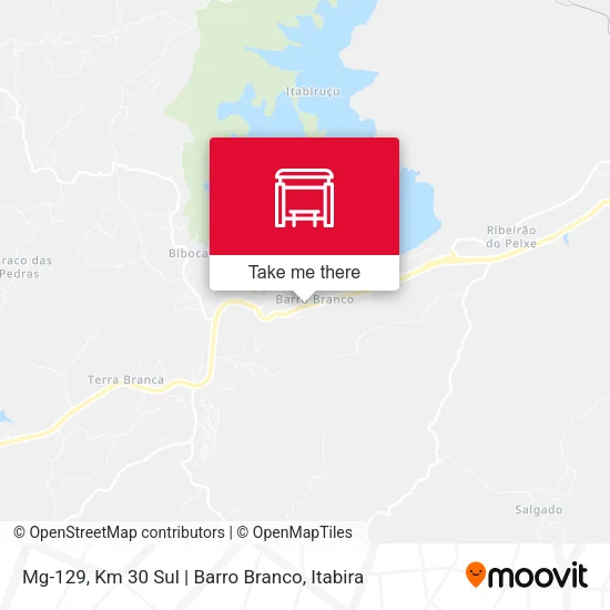 Mg-129, Km 30 Sul | Barro Branco map