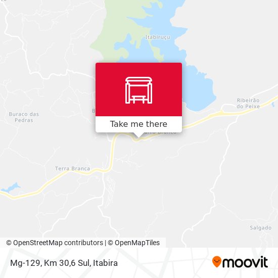 Mg-129, Km 30,6 Sul map