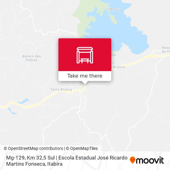 Mapa Mg-129, Km 32,5 Sul | Escola Estadual José Ricardo Martins Fonseca