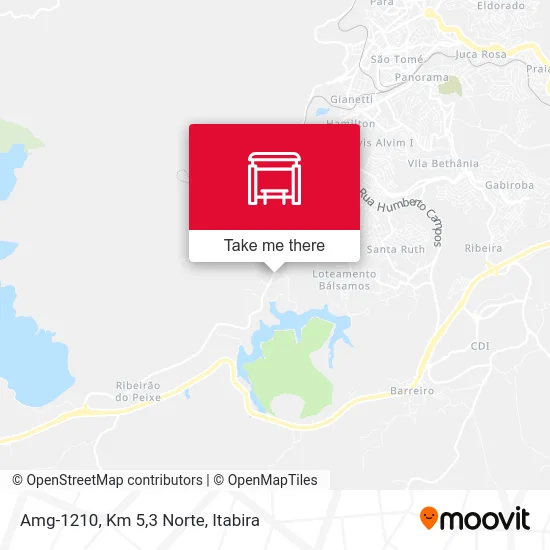 Amg-1210, Km 5,3 Norte map