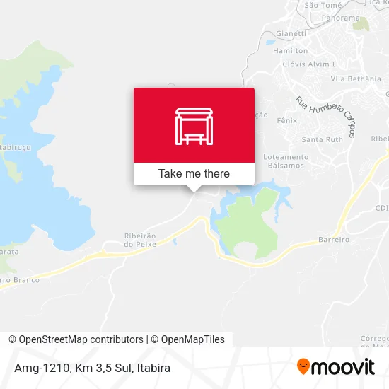 Amg-1210, Km 3,5 Sul map