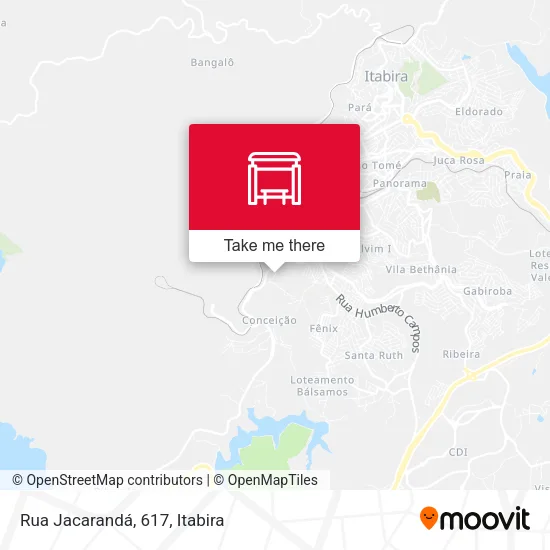 Rua Jacarandá, 617 map