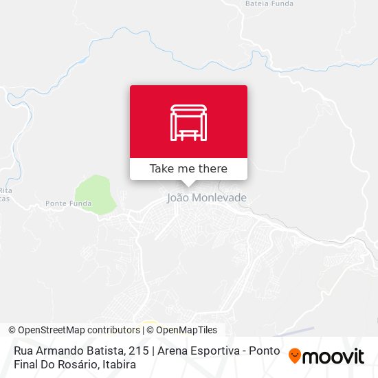 Mapa Rua Armando Batista, 215 | Arena Esportiva - Ponto Final Do Rosário