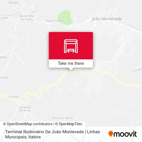 Terminal Rodoviário De João Monlevade | Linhas Municipais map