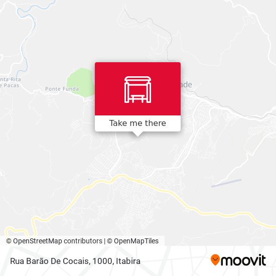 Mapa Rua Barão De Cocais, 1000