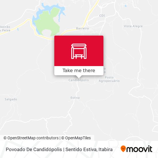 Mapa Povoado De Candidópolis | Sentido Estiva