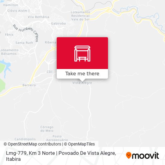Mapa Lmg-779, Km 3 Norte | Povoado De Vista Alegre