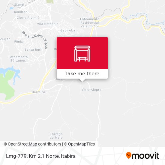 Lmg-779, Km 2,1 Norte map