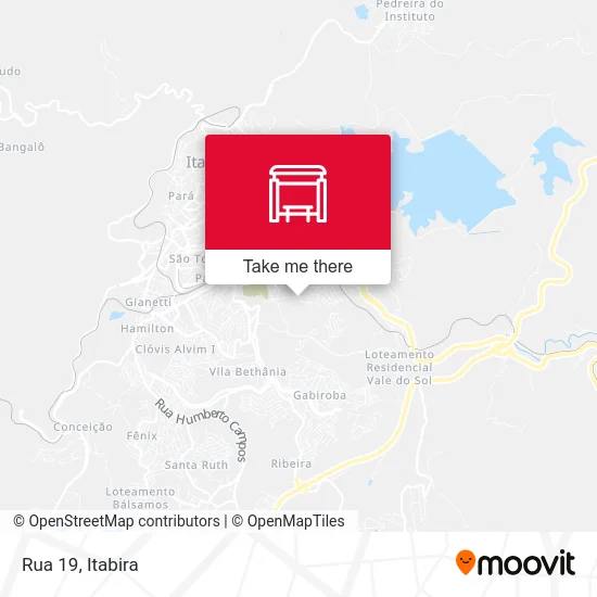 Rua 19 map