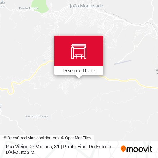 Mapa Rua Vieira De Moraes, 31 | Ponto Final Do Estrela D’Alva