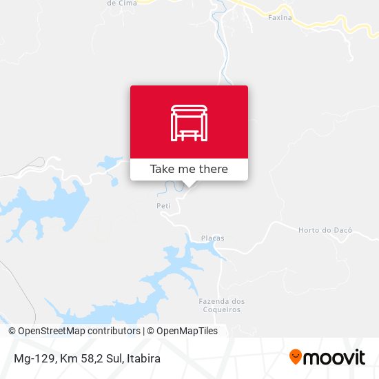 Mg-129, Km 58,2 Sul map