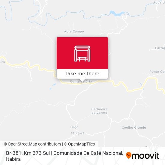 Br-381, Km 373 Sul | Comunidade De Café Nacional map
