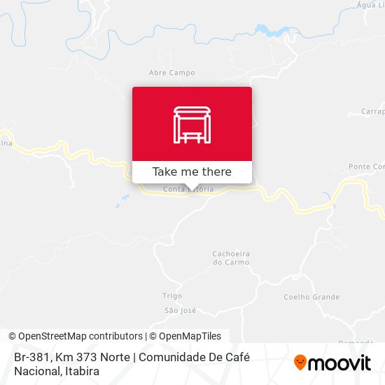 Mapa Br-381, Km 373 Norte | Comunidade De Café Nacional
