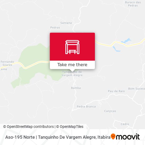 Mapa Aso-195 Norte | Tanquinho De Vargem Alegre