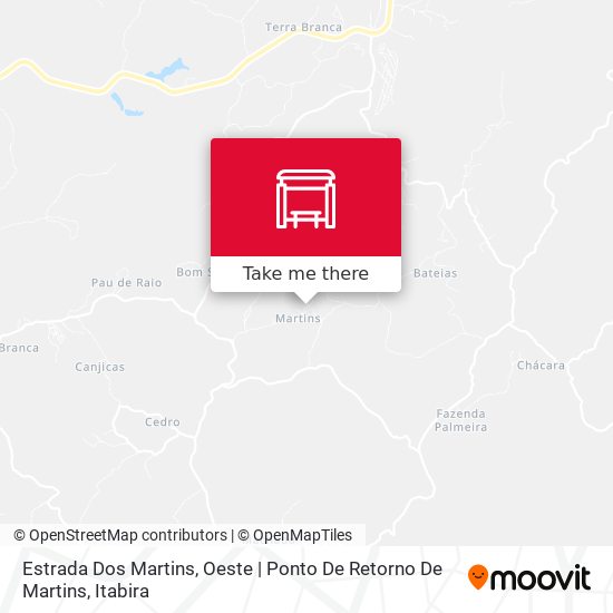 Estrada Dos Martins, Oeste | Ponto De Retorno De Martins map