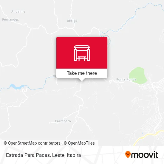 Estrada Para Pacas, Leste map