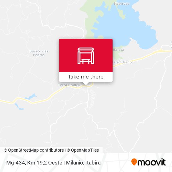 Mapa Mg-434, Km 19,2 Oeste | Milânio