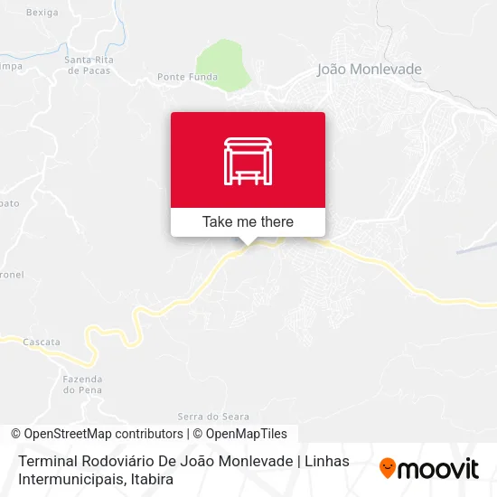 Terminal Rodoviário De João Monlevade | Linhas Intermunicipais map