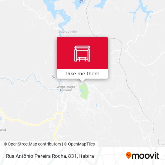 Rua Antônio Pereira Rocha, 831 map