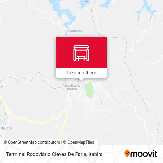 Terminal Rodoviário Cleves De Faria map