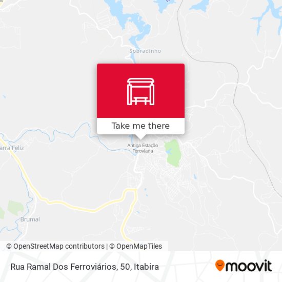 Mapa Rua Ramal Dos Ferroviários, 50