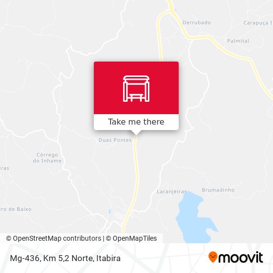 Mapa Mg-436, Km 5,2 Norte