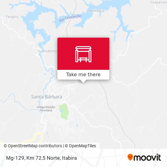 Mg-129, Km 72,5 Norte map