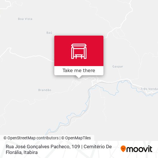 Mapa Rua José Gonçalves Pacheco, 109 | Cemitério De Florália