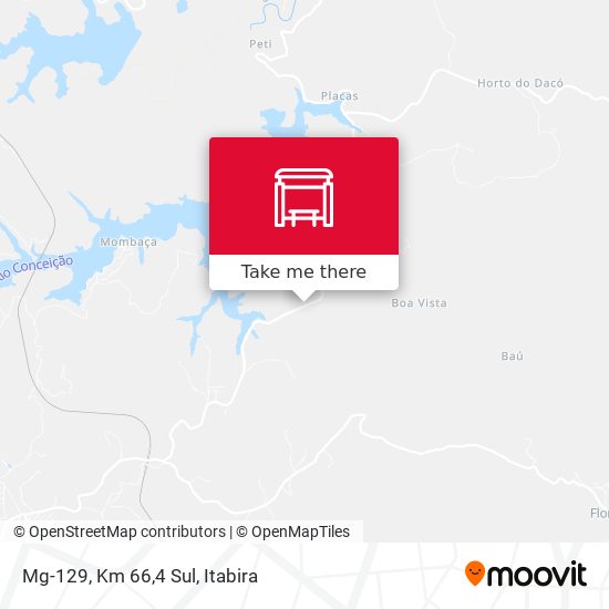 Mg-129, Km 66,4 Sul map