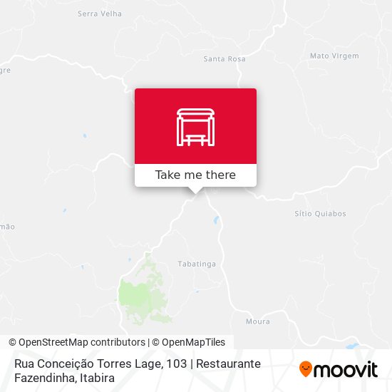 Mapa Rua Conceição Torres Lage, 103 | Restaurante Fazendinha