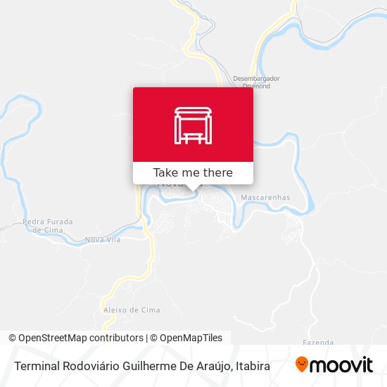 Mapa Terminal Rodoviário Guilherme De Araújo
