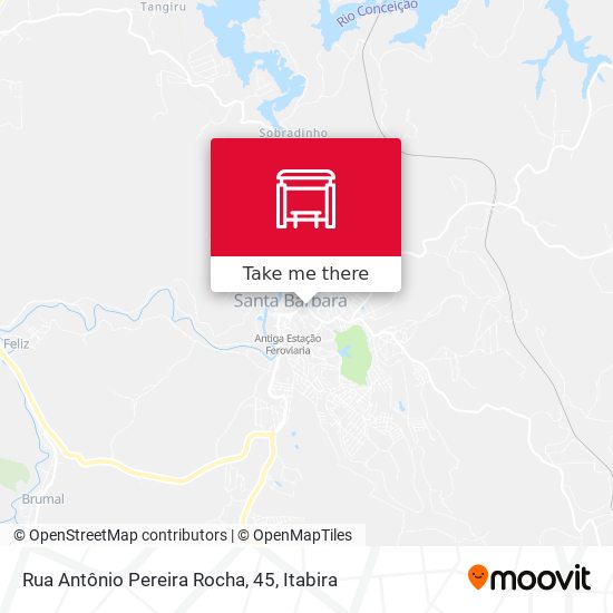 Mapa Rua Antônio Pereira Rocha, 45