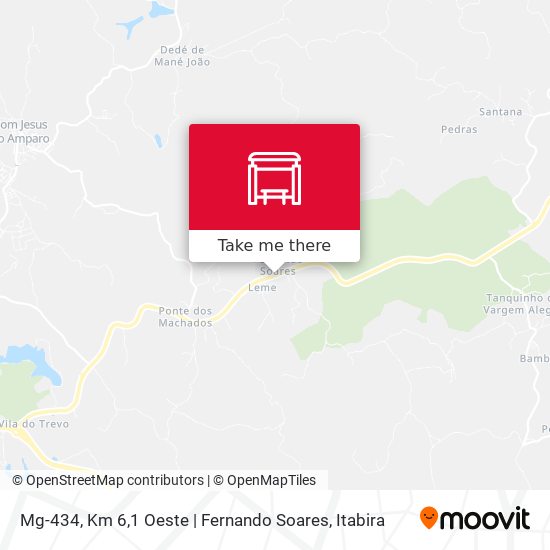 Mg-434, Km 6,1 Oeste | Fernando Soares map