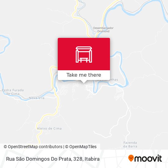 Mapa Rua São Domingos Do Prata, 328