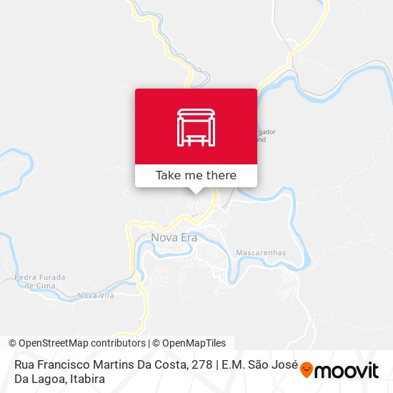 Mapa Rua Francisco Martins Da Costa, 278 | E.M. São José Da Lagoa