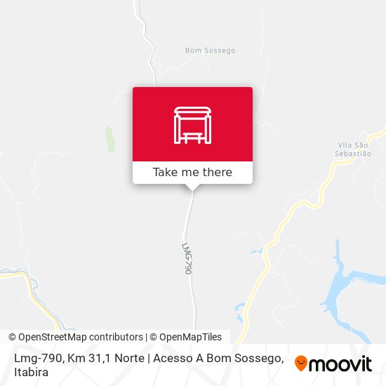 Lmg-790, Km 31,1 Norte | Acesso A Bom Sossego map