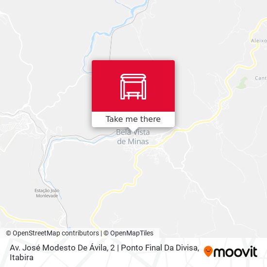 Av. José Modesto De Ávila, 2 | Ponto Final Da Divisa map