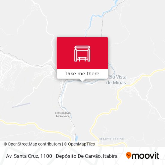 Mapa Av. Santa Cruz, 1100 | Depósito De Carvão