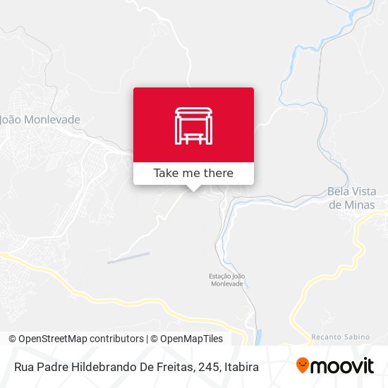 Mapa Rua Padre Hildebrando De Freitas, 245