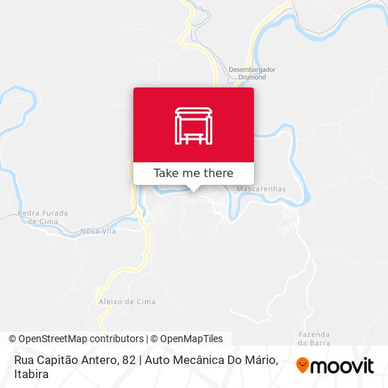 Mapa Rua Capitão Antero, 82 | Auto Mecânica Do Mário