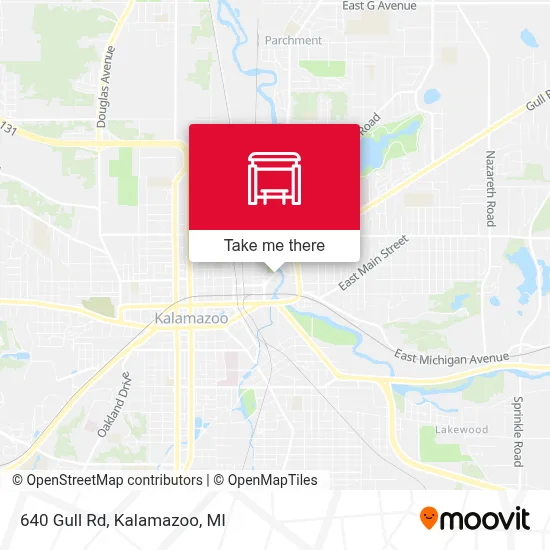 640 Gull Rd map