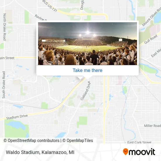 Waldo Stadium map