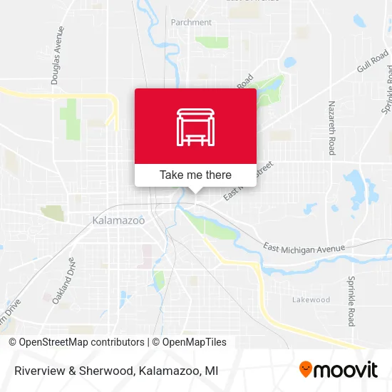 Riverview & Sherwood map