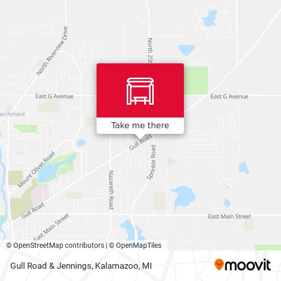 Gull Road & Jennings map