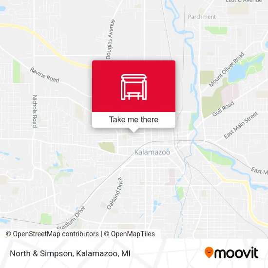 North & Simpson map