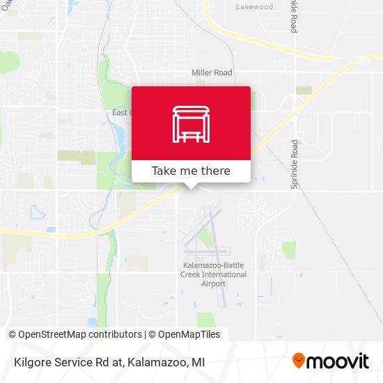 Kilgore Service Rd at map