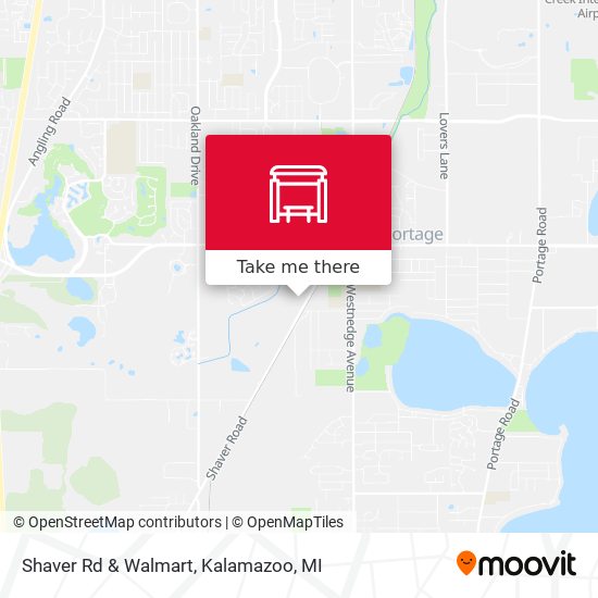 Shaver Rd & Walmart map